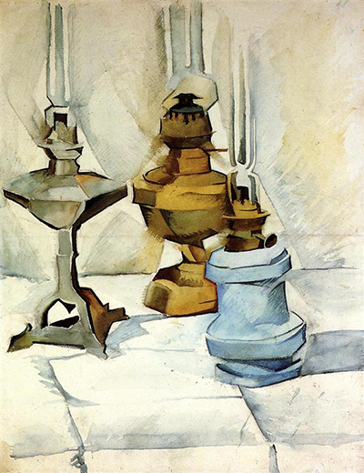 Three Lamps Juan Gris